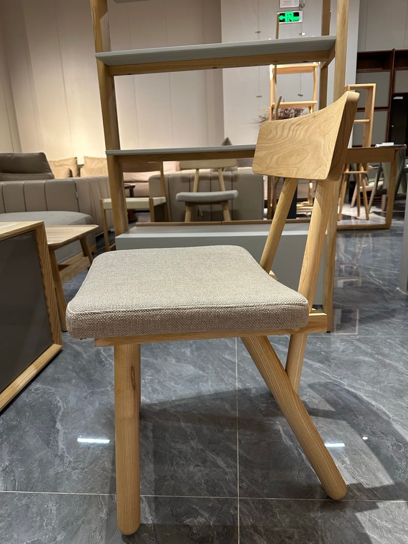 DAaZ Solid Ash Wabi-Sabi Writing Chair