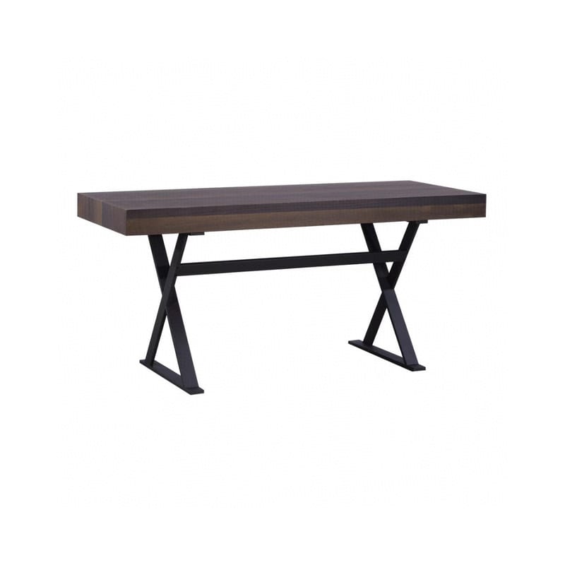 Huarui G·T home SD1502 Solid Ash Desk with Metal Base