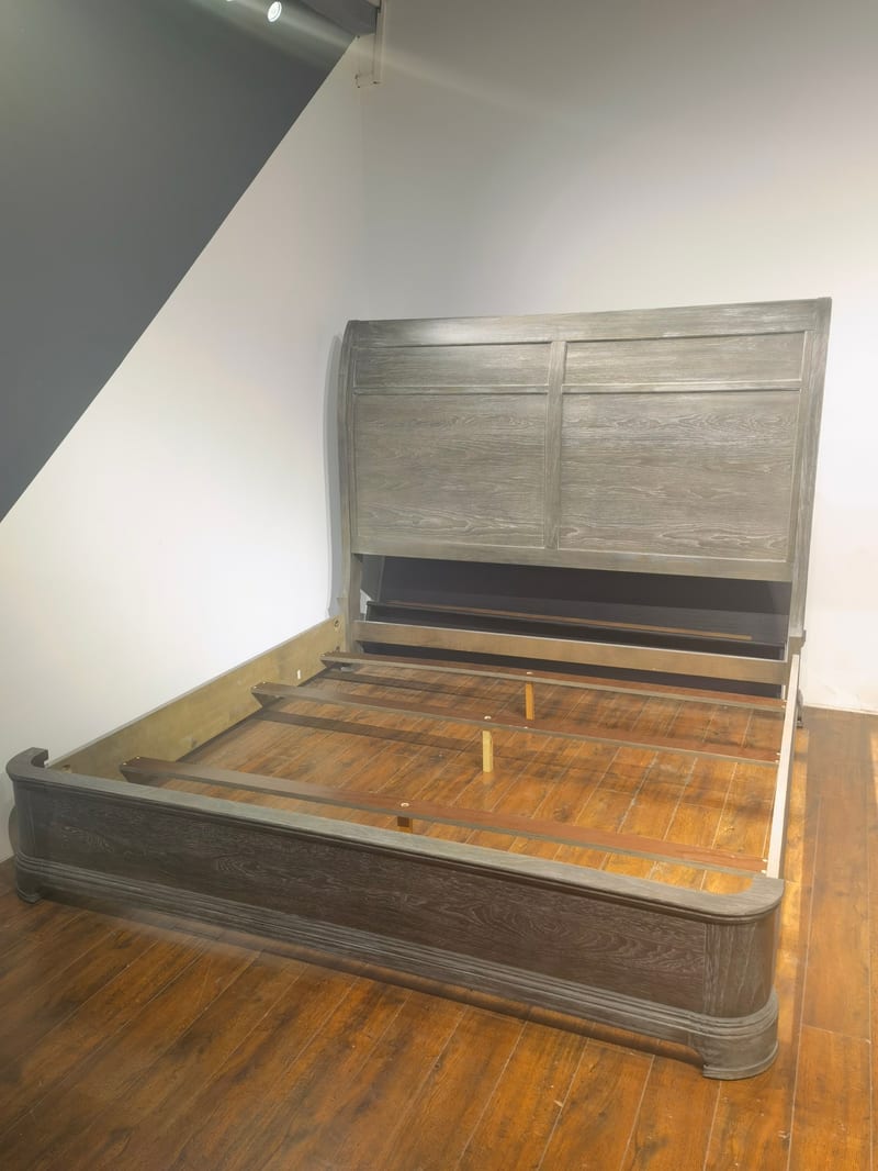 MK-ART American White Oak Solid Wood Bed