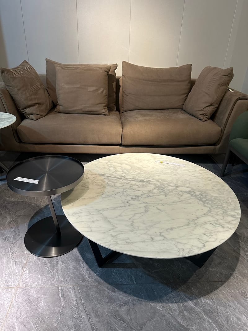 Beson Jizhi JZ03-15A Marble Round Coffee Table Set