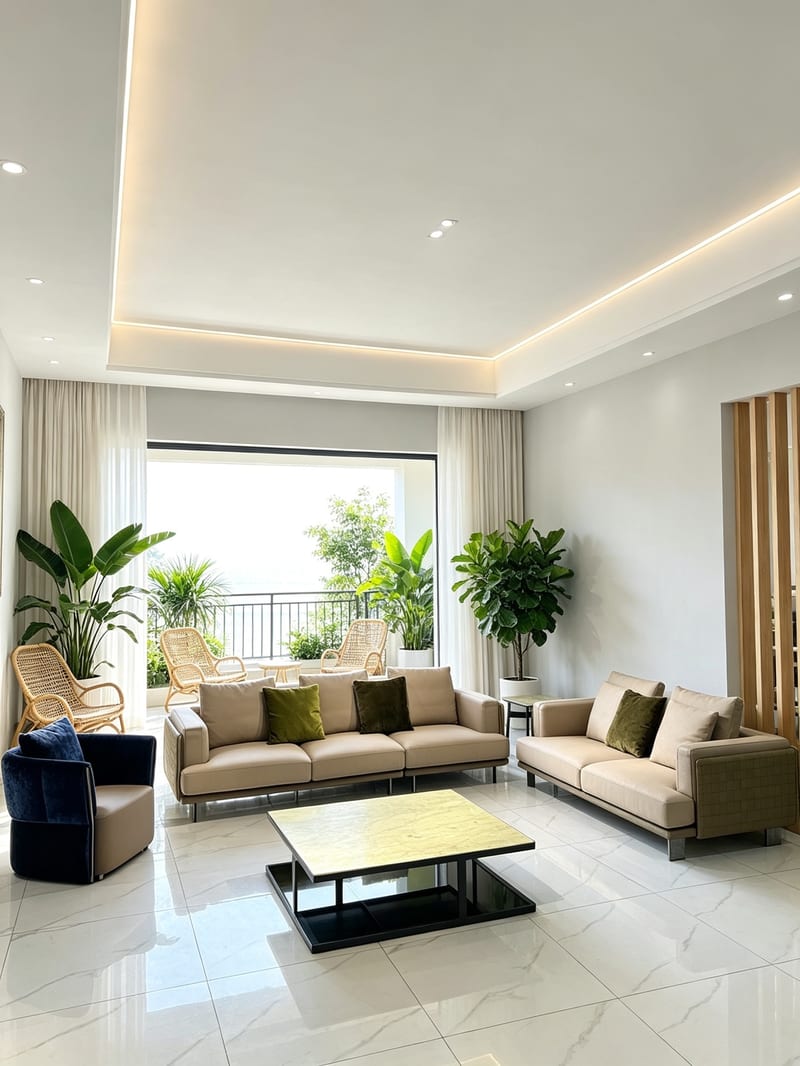 Bosen Jizhi Beini BS 2+4 Leather Sectional Sofa