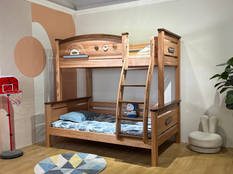 Freedom Castle Solid Mahogany Bunk Bed for Kids