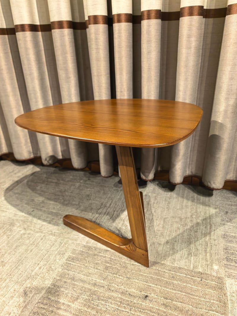 Beson S2802E-1B Solid Ash Irregular Side Table