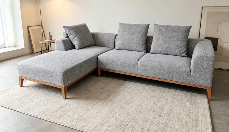 Beson Youyishi Ash-Frame Corner Sofa S2811Z-F