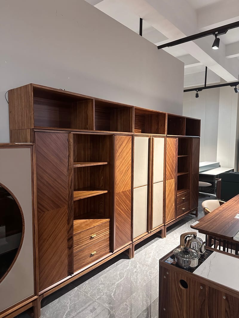 Bosen Lingyu R6201B Solid Wood Tea Cabinet