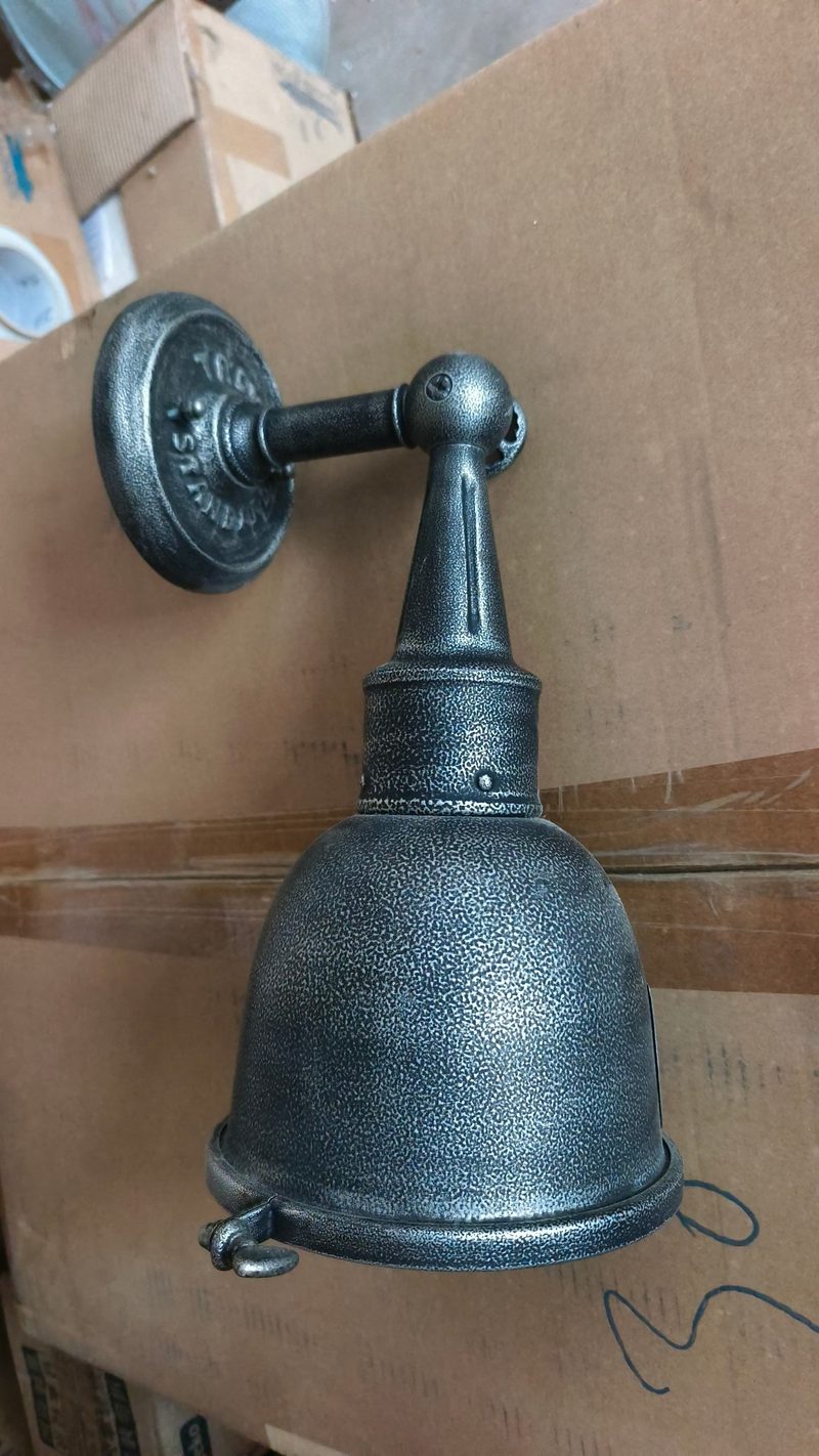 Industrial Cast Iron Wall Light