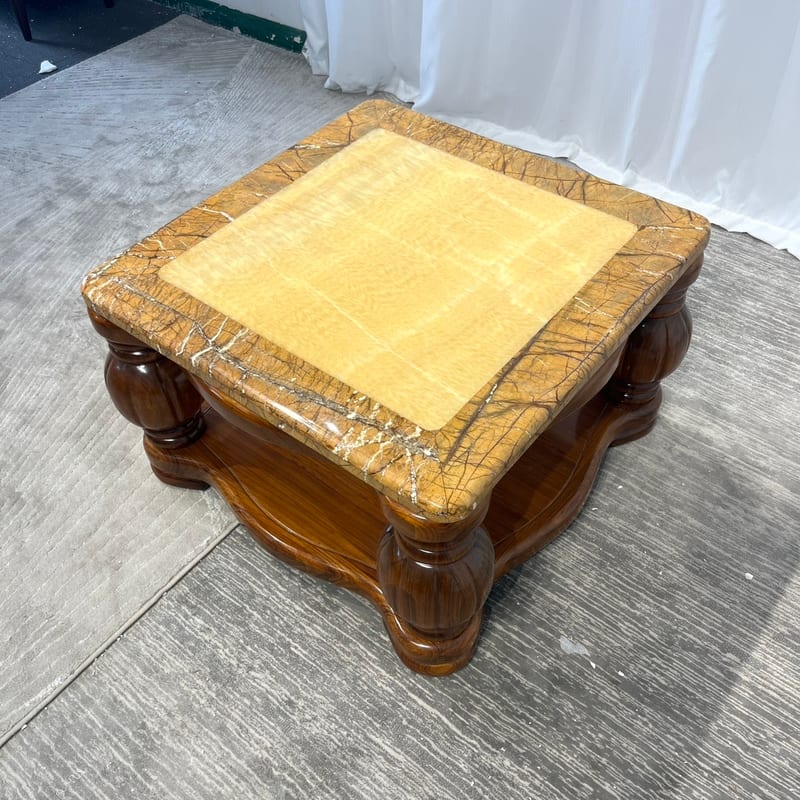 Dihao Diweisilin Square Marble-Top Side Table