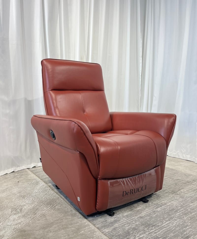 DeRUCCI Power Recliner Leather Single Sofa