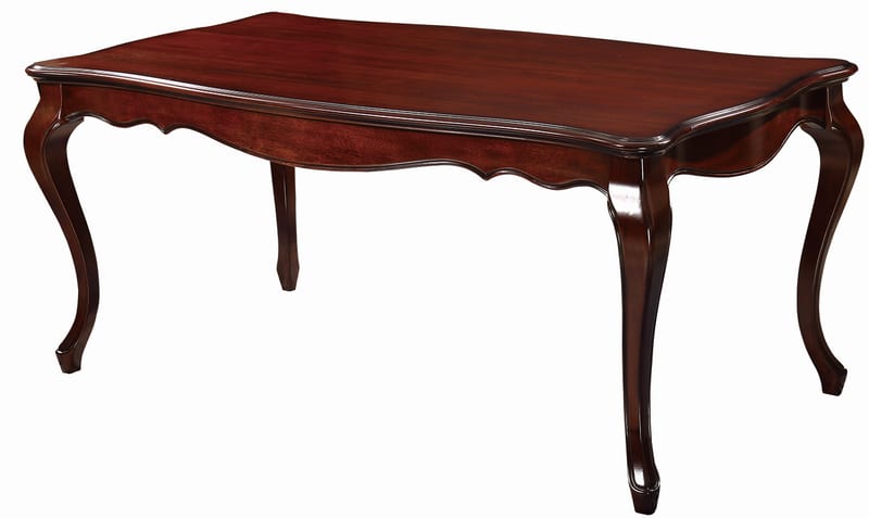 American Solid Wood Dining Table, Mahogany & Rubberwood