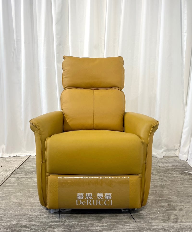 Musi Power Recliner Leather Single Sofa