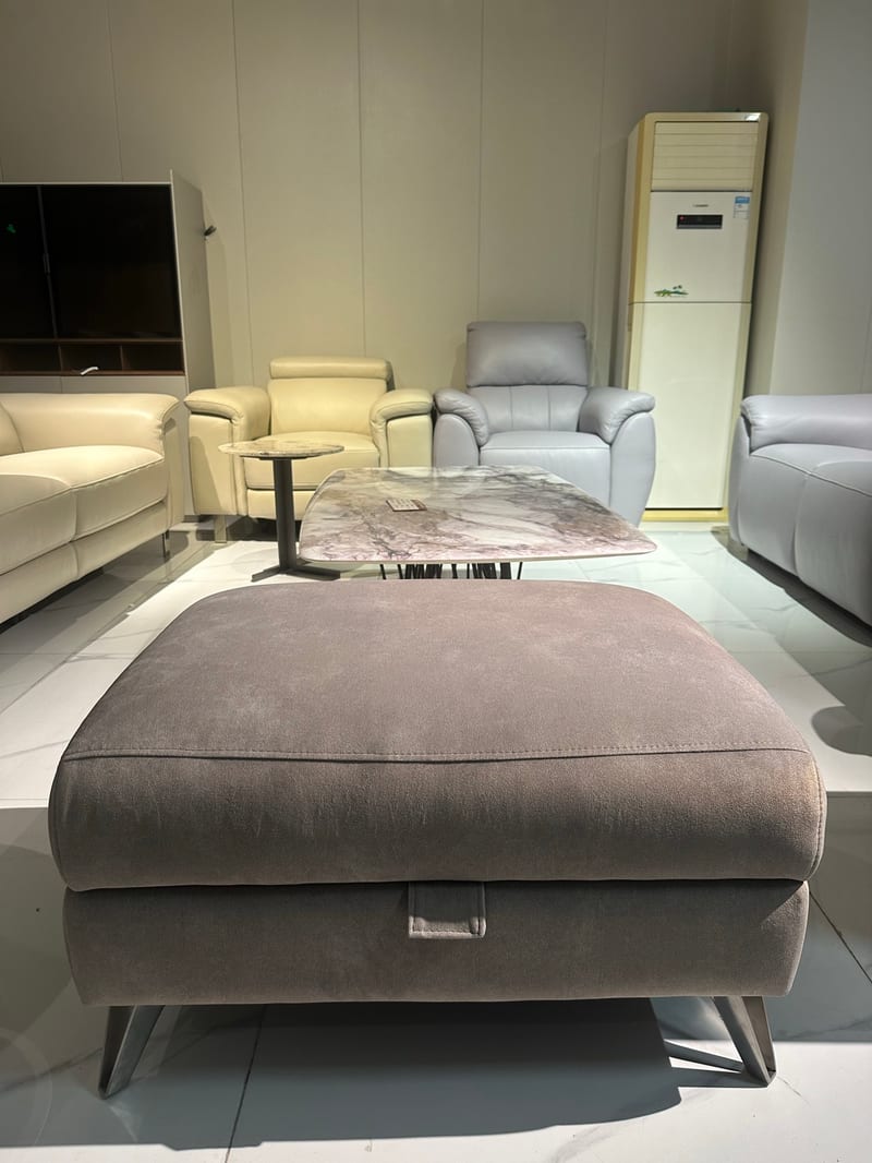 Premier Storage Ottoman in Performance Fabric
