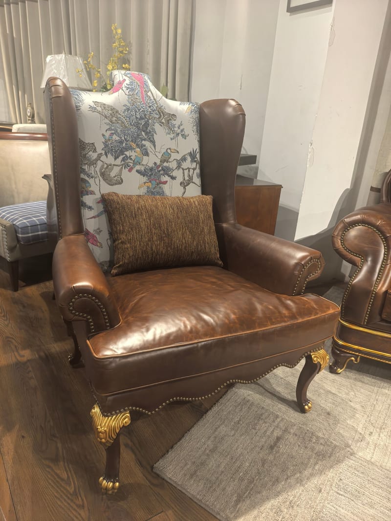 ALEXANDE WB001 English Wingback Chair
