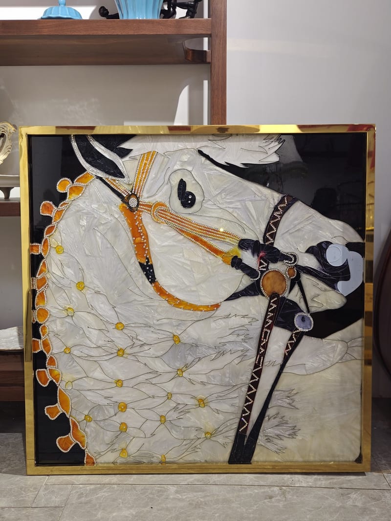 Liujin Fayun · Steed Cloisonné Enamel Wall Art