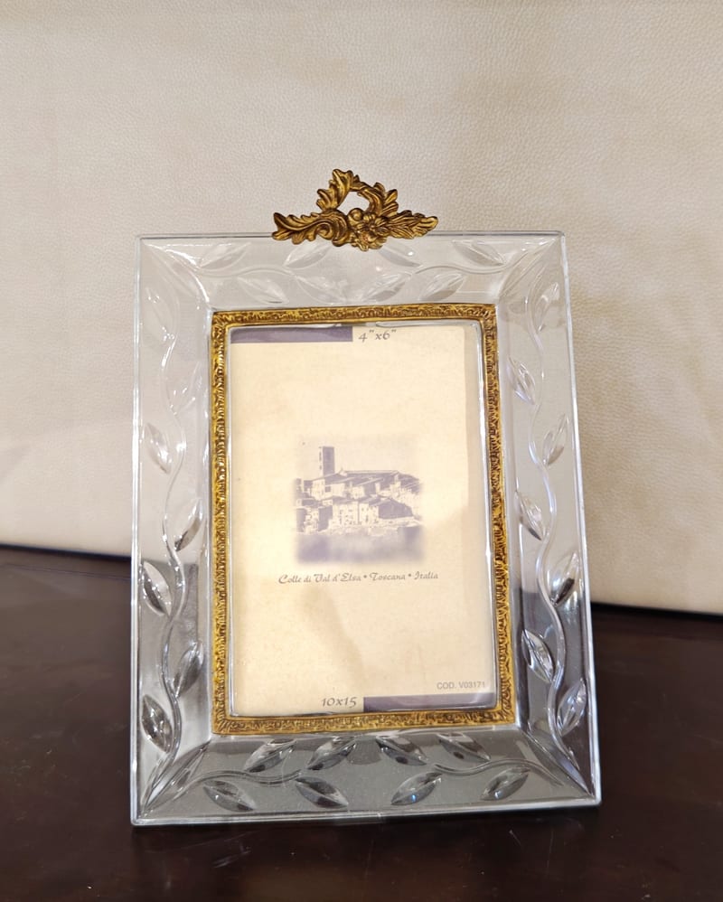HomeDecor Copper-Wrapped Ceramic Crystal Frame