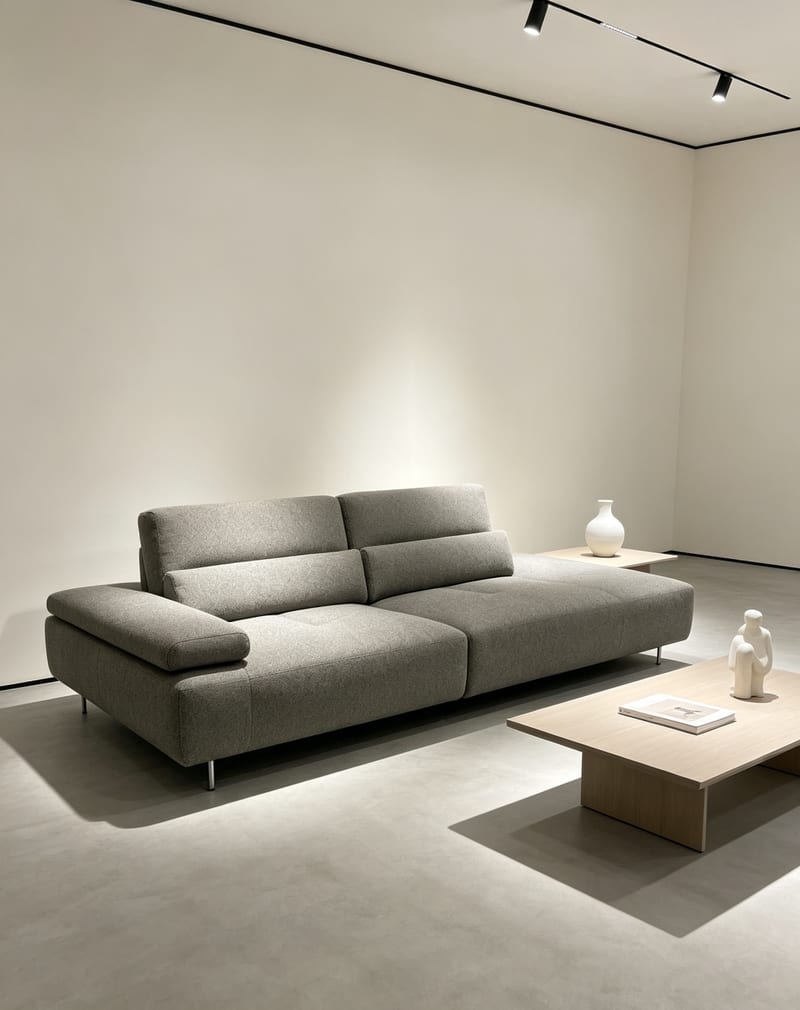 Deshang FC-115A Fabric Four-Seat Sofa Bed