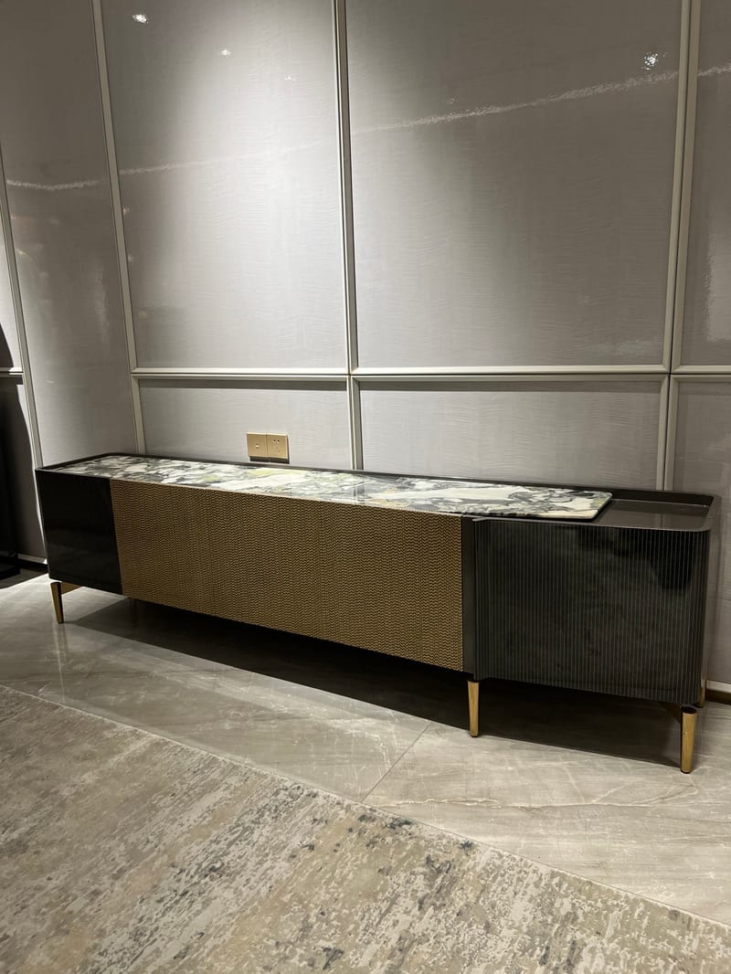 Renhao Yijun Cold Emerald Stone TV Stand DG-88209