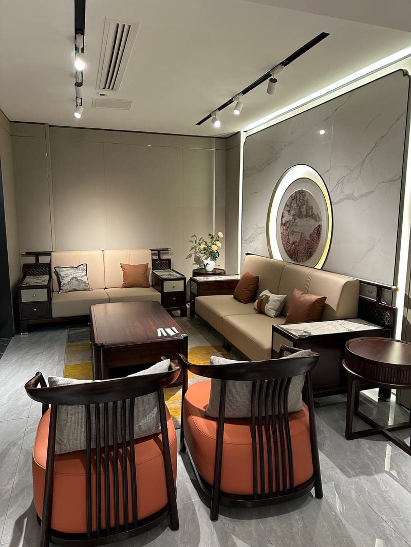 Zhongge Mingyun H8S810 New Chinese Modular Sofa