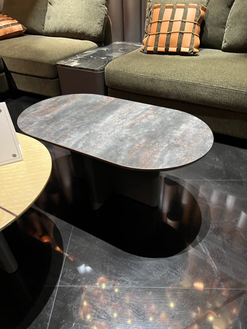 Mextra YHA11-C-01/02 Modern Oval Sintered Stone Coffee Table