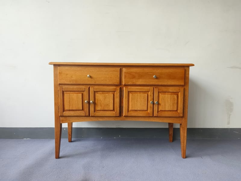 ALEXANDRE Solid Oak Mid-Century Sideboard