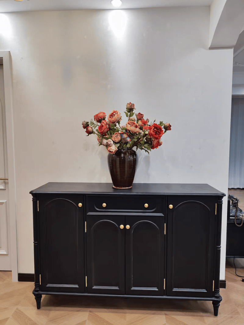 Britain House American Retro Solid Wood Shoe Cabinet