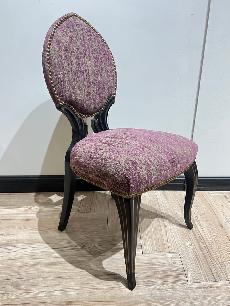 Elizabeth French Birch Chenille Vanity & Desk Chair