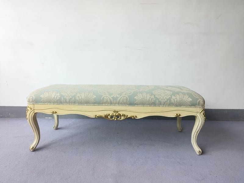 Yali Shanzhuo Alder Bed-End Bench 915-050wht