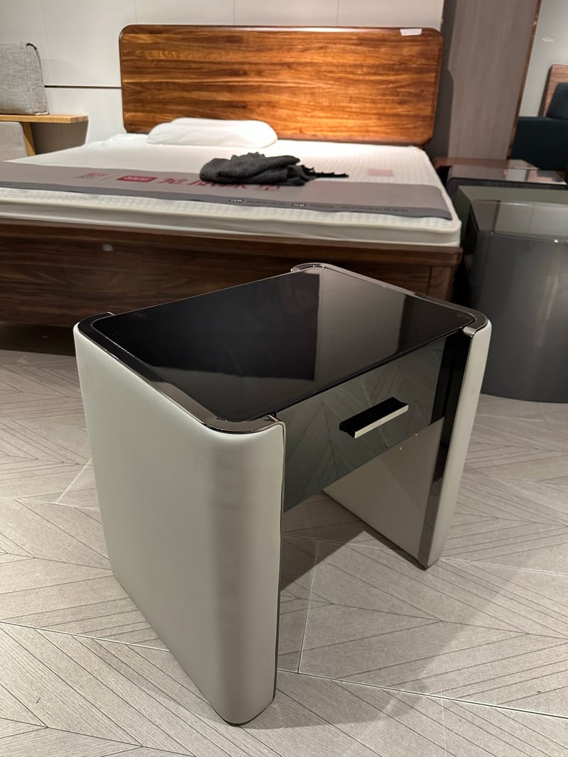 Bosen Jizhi Beini BN02-2 Wood Veneer Nightstand