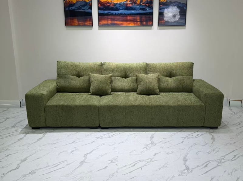 Pixel Sofa 8150 Chenille Solid Wood Frame
