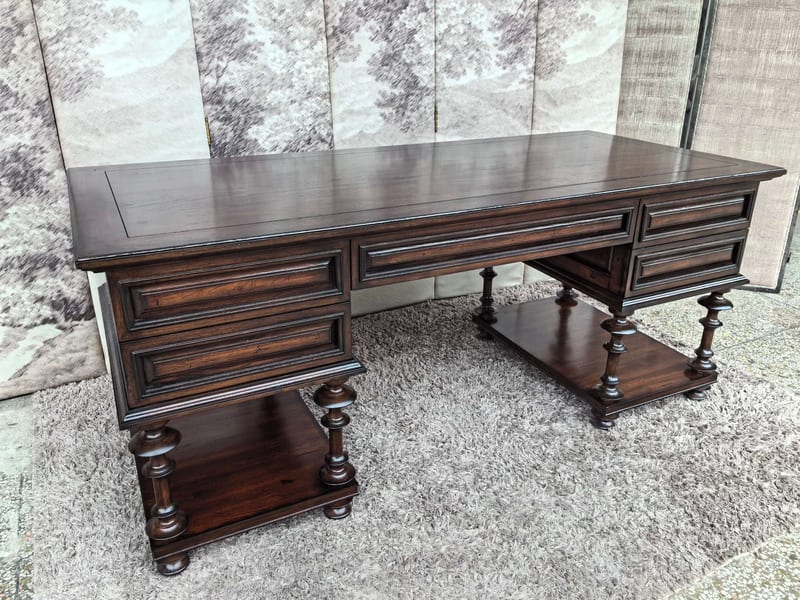 Solid American White Oak Desk XT-2802, Simplified American Series