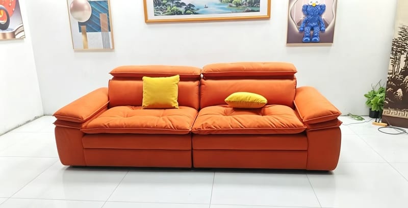 No.84 2.6m Electric Push-Back Sofa Bed in Velvet