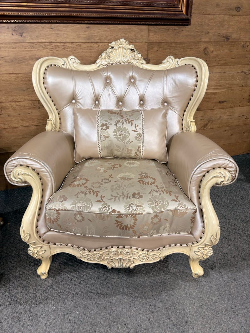 A-18 French Style Birch Lounge Chair