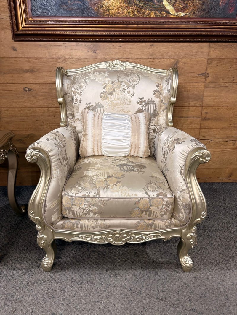 AA-226 French Accent Chair in Beige