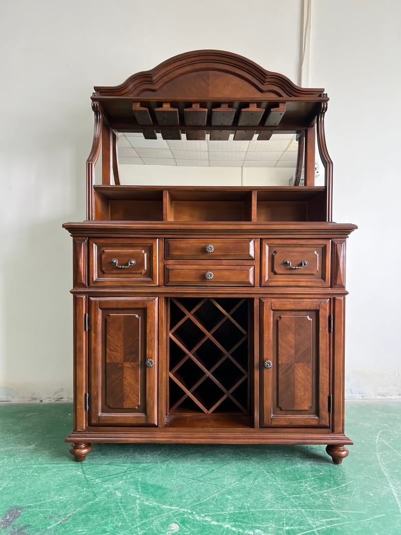 Provence PL-00819 Solid Wood Multi-Function Wine Cabinet