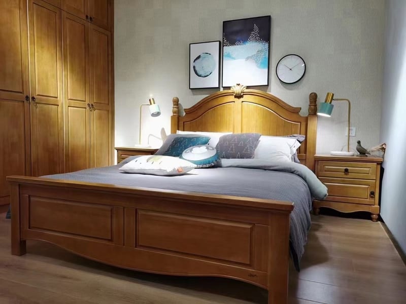 Colorlife British Hut Maxi Bed 1.35m Solid Wood Kids Bed