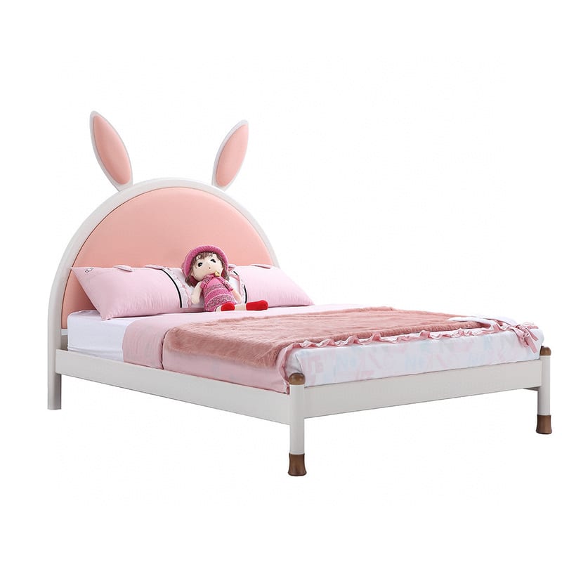 Oak Cloister Rabbit Ear Solid Wood Kids Bed