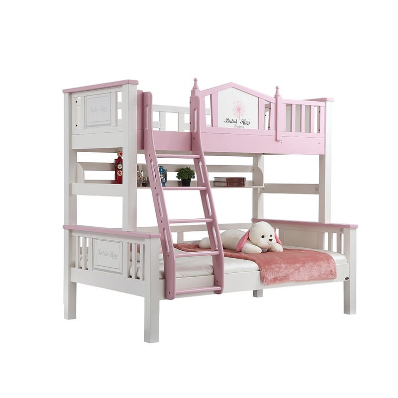 Oak Cloister Cottage Series Solid Wood Bunk Bed