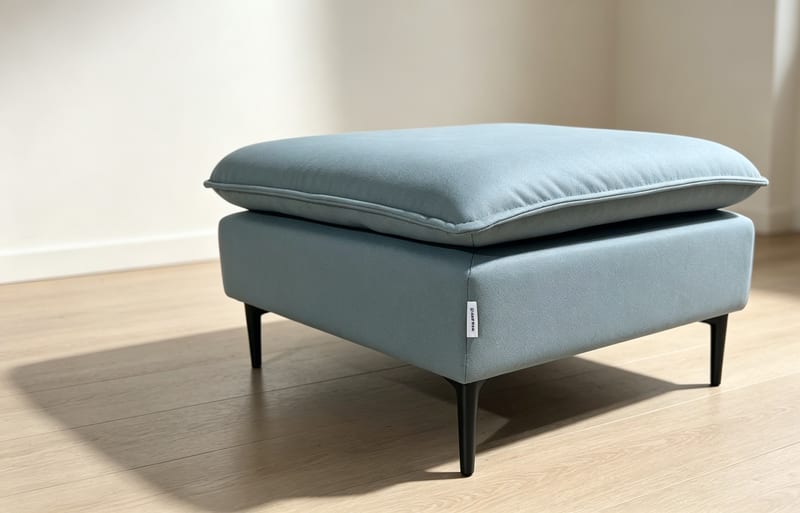 Zuoyou Fabric Ottoman Stool with Removable Cover