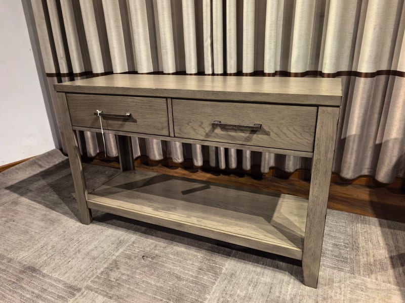 S770DJ-106 American Antique Oak Entryway Table