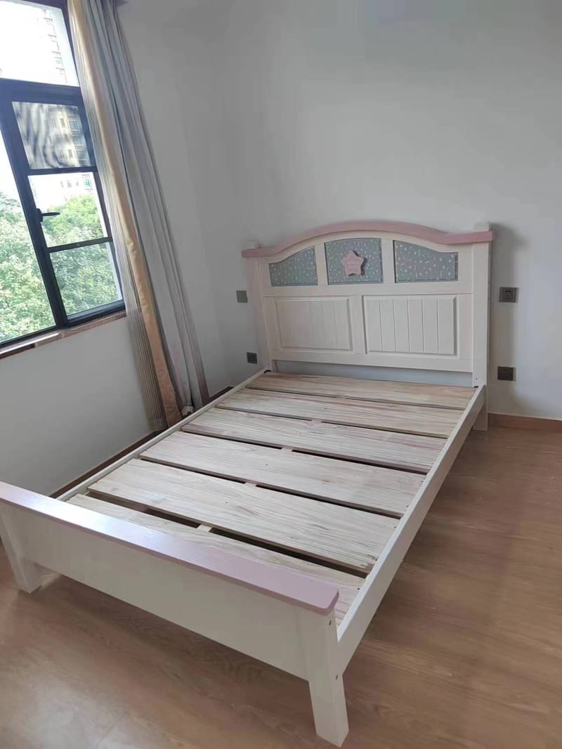 Freedom Castle Solid Wood Kids Bed Cherry Wood Grain