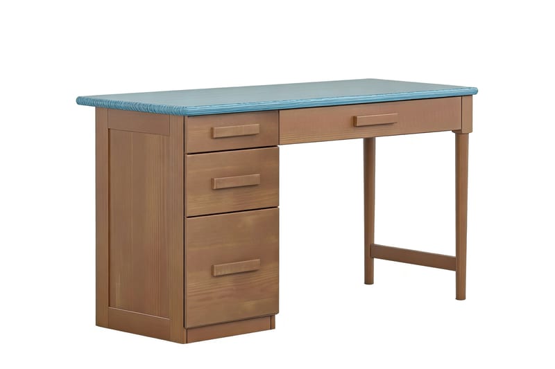 Qicai Rensheng Kalewu Solid Pine Kids Desk, Natural