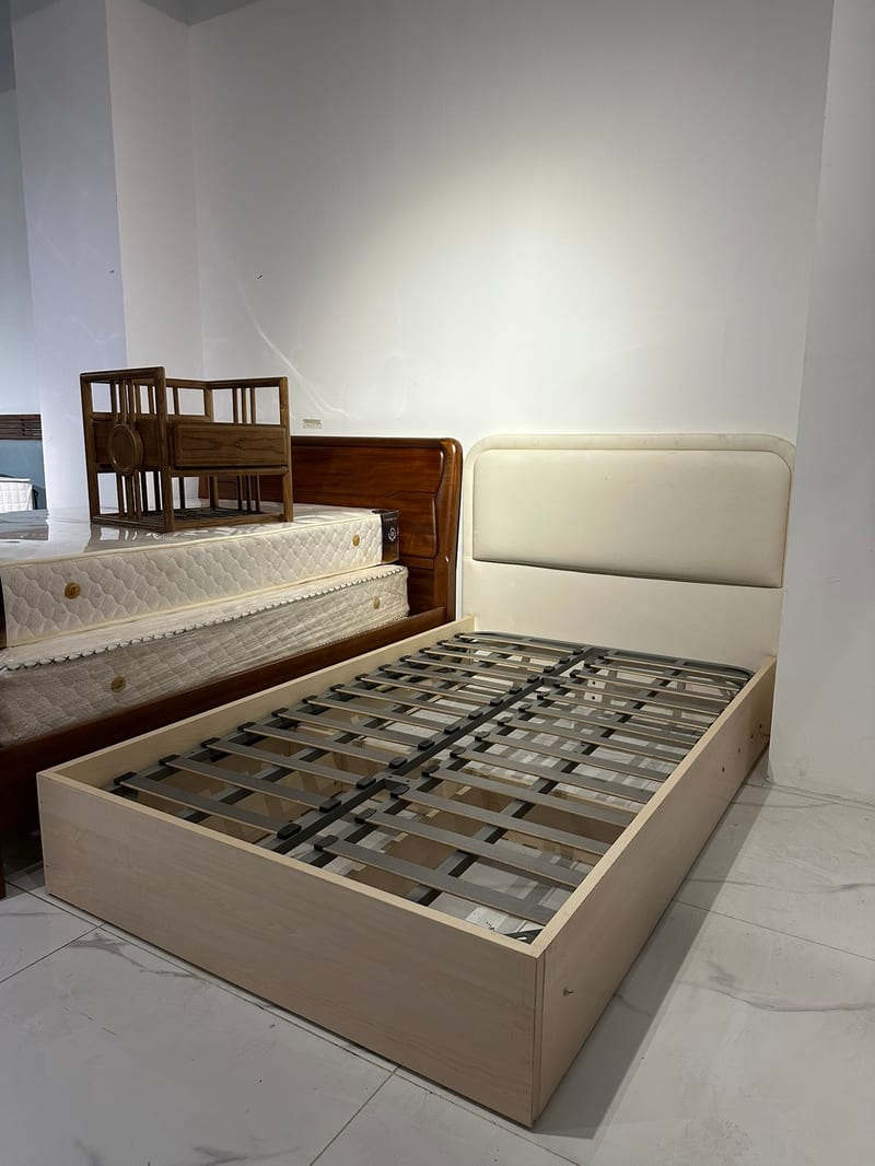 Oupai Happy Time Solid Wood & Leather Kids Bed