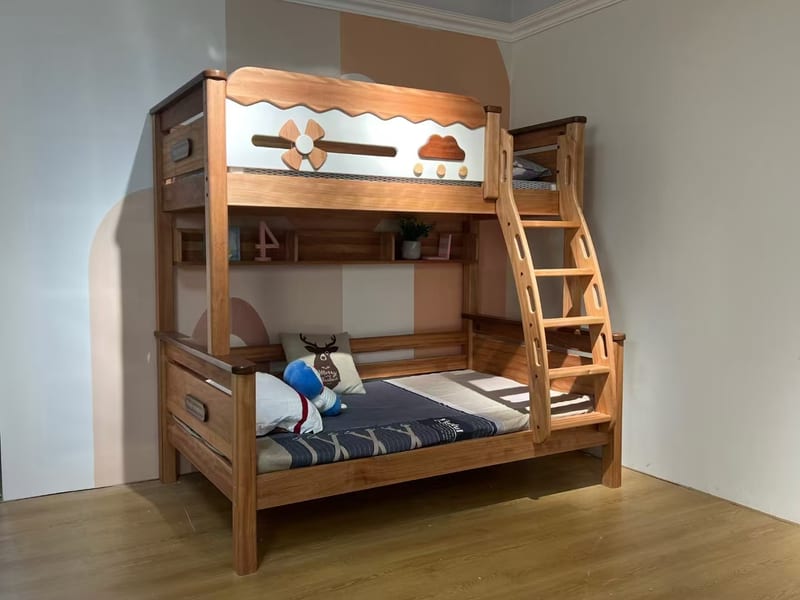Freedom Castle Kids Solid Mahogany Bed