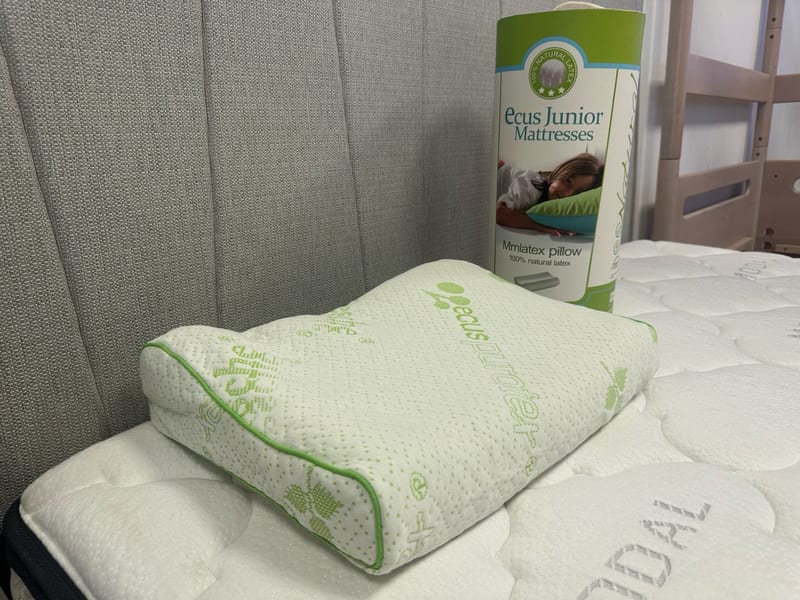 Ecus Kids' Natural Latex Pillow with Purotex Cover