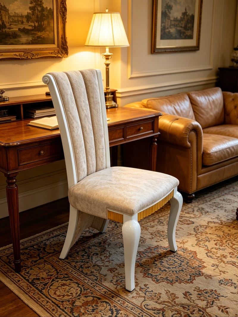 LIFEDBO H-LY-5006-S Solid Wood Hand-Carved Dining Chair