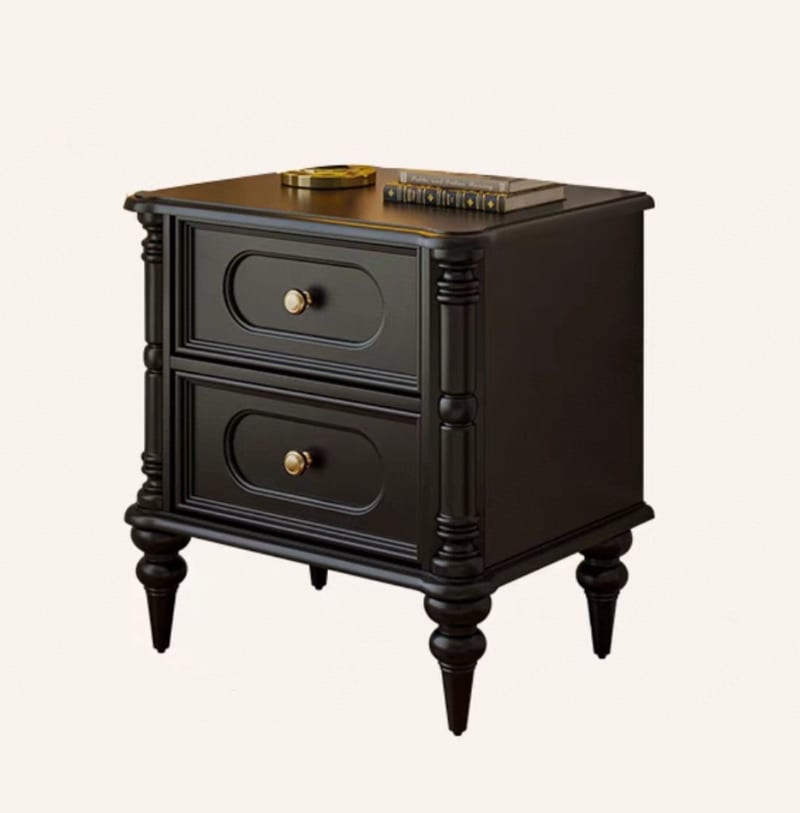 Britain House Solid Wood Nightstand
