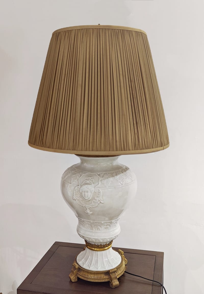 CASTILIAN Copper-Wrapped Ceramic Table Lamp