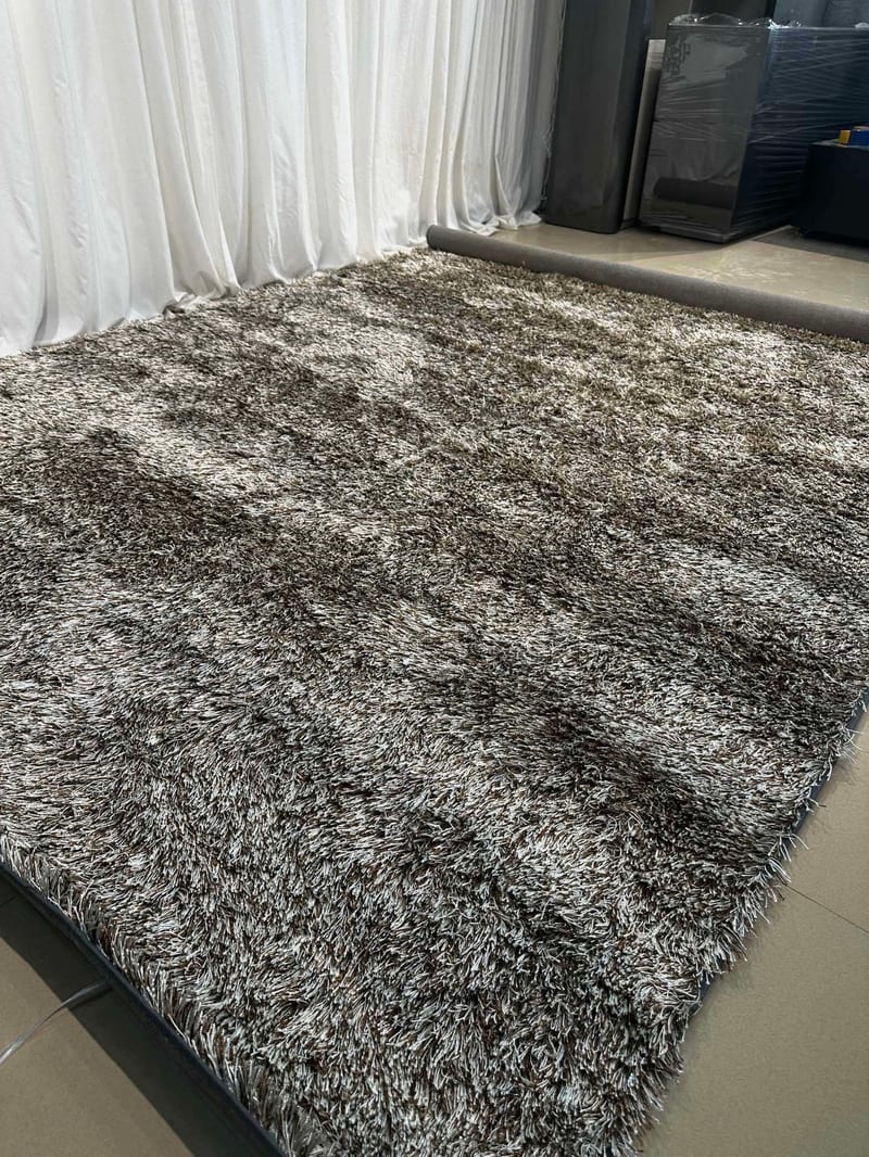 Aililan DT-1103 Gray Rectangular Polyester Rug