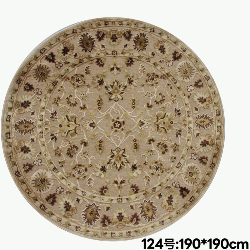 Themis Bierde Round Handwoven Rug