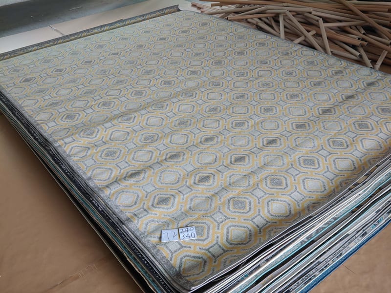 Jimei Themis Imported Cotton-Linen Rug