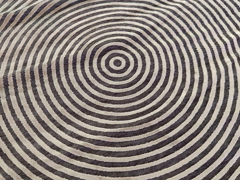 Jimei Themis Round Rug Cotton-Linen Blend
